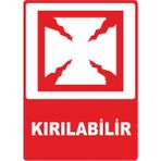 ChicArt Design Studio Kırılabilir Pvc Plakalı Uyarı Levhası Dekota Dijital Uv Sticker 25X35