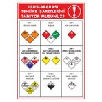 ChicArt Design Studio Uluslararası Tehlike Işaretleri Pvc Plakalı Uyarı Levhası Dekota Dijital Uv Sticker 25X35