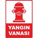 ChicArt Design Studio Yangın Vanası Dijital Uv Folyo Baskı Uyarı Etiket Yapıştırma Sticker 12.5X17.5