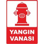 ChicArt Design Studio Yangın Vanası Dijital Uv Folyo Baskı Uyarı Etiket Yapıştırma Sticker 25X35 cm