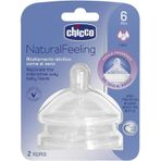 CHICCO.013 NATURALFEELING BİBERON EMZİĞİ 6 AY+ HIZLI AKIŞ 2'Li
