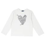 Chicco 09002719000000 Beyaz Kız Bebek T-Shirt