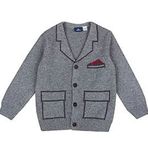 Chicco 09009934000000 Erkek Bebek Gri Hırka
