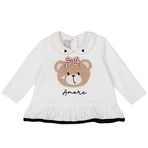 Chicco 09067867000000 Beyaz Kız Bebek T-Shirt