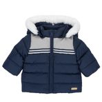 Chicco 09087680000000 Çıkarılabilir Kapüşonlu Lacivert 6 Ay Erkek Bebek Ceket