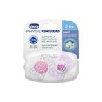 Chicco 2-6 Ay 2'li Soother Physio Light Girl Silikon Emzik