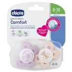 Chicco 2 li 12+ Ay Physio Comfort Kız Silikon Emzik