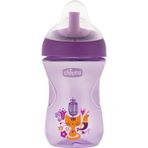 Chicco 266 ml 12 Ay+ Kız Pipetli Eğitim Bardağı
