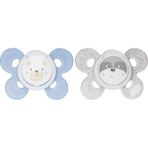 Chicco 2'li Physio Comfort Erkek Bebek Emzik 0-6 Ay (3 Adet)