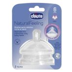 Chicco 6 Ay+ Hızlı Akış 2'li Natural Feeling Biberon Emziği
