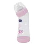 Chicco Açılı Silikon 250 ml Kız PP Biberon