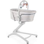 Chicco Baby Hug 4 in 1 Grey Relux Glacial Beyaz Bebek Yatağı