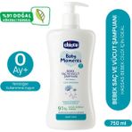Chicco Baby Moments Doğal Bebek Saç ve Vücut Şampuanı Göz Yakmayan Arındırıcı Etki 750 ml