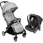 Chicco Duo Goody Plus Tek Elle Katlanabilen Seyahat Travel Sistem Bebek Arabası Mist - Gri