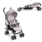 Chicco Echo Light bebek arabası, 0 aydan 22 kg'a kadar, ayarlanabilir sırtlık, geniş koltuk, tampon manşeti, katlanabilir şemsiye, çift frenli ve döner ön tekerlekler