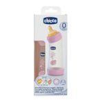 Chicco Eğimli 250 ml Pembe Biberon