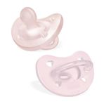 chicco Emzik, Açık Pembe, 2-6 Aylık, 2'li