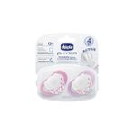 Chicco Emzik Physio Pembe Silikon 4m+ 2'li - 0 - 4 Ay
