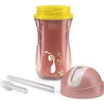 Chicco Isı Yalıtımlı Pipetli Su Matarası 14+ Ay 266 ml Kız