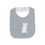 Chicco Işlemeli ve Uygulamalı Mama Önlüğü - Gri - Standart
