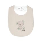 Chicco Işlemeli ve Uygulamalı Mama Önlüğü - Krem - Standart