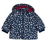 Chicco Mavi 2 Yaş Kız Çocuk Çıkarılabilir Kapüşonlu Mont