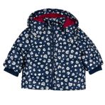 Chicco Mavi 6 Ay Kız Çocuk Çıkarılabilir Kapüşonlu Mont