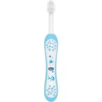Chicco Mavi Diş Fırçası 6-36 Ay Küçük Yuvarlatılmış Başlı Ergonomik Tasarım