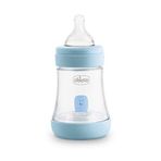 Chicco mükemmel 5 Yavaş Akış Şişe, mavi, 150 mi