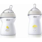 Chicco Natural Feeling Pp Biberon Ikili 250+330 ml Desenli - Beyaz - 580 ml