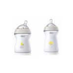 Chicco Natural Feeling Pp Biberon Ikili 250+330 ml Desenli