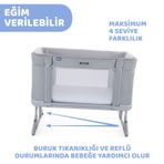 Chicco Next2Me Forever Moon Grey Anne Yanı Beşik