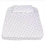 Chicco Next2Me lastikli çarşaf, 3 parça, 50 x 83 cm, %100 pamuk, elastik köşeli lastikli çarşaf, yatak koruyucu, yastık kılıfı 25 x 32 cm, doğumdan itibaren