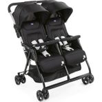 Chicco Ohlala 2 Twin Ultra Hafif İkiz Bebek Arabası 22 kg Taşıma Kapasitesi Katlanabilir - Siyah