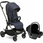 Chicco ONE4EVER Lounge Çift Yönlü Kolay Katlanabilen Travel Sistem-Seyahat Sistem Bebek Arabası Denim Shine - Lacivert
