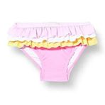Chicco Pembe Fırfırlı Kız Bebek Mayo