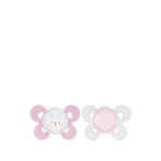 Chicco Physio Comfort 2-6 Ay Silikon 2'li Emzik - Pembe