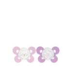 Chicco Physio Comfort Silikon 6-16 Ay 2'li Kız Bebek Emzik - Pembe