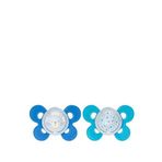 Chicco Physio Forma Comfort 2'li 16-36 Ay Silikon Emzik - Mavi