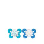 Chicco Physio Forma Comfort Mavi 6-16 Ay 2'li Silikon Emzik