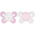 Chicco Physio Forma Comfort Silikon Emzik 0-6 Ay Kız Çocuklar İçin 2 Adet