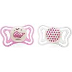 Chicco Physio Light Gece Parlayan Silikon Emzik 2'li 2-6 Ay - Pembe - 0 - 1,5 Yaş