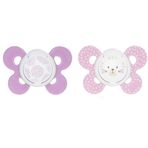 Chicco PhysioForma Comfort Kız 6-16 Ay 2'li Silikon Emzik