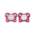 Chicco PhysioForma Dual Soft Fuşya 16-36 Ay 2'li Silikon Emzik