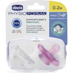 Chicco Physioforma Mini Soft 2'li Emzik 0-2 Ay Kız - 0 - 1 Ay - 0 Siyah