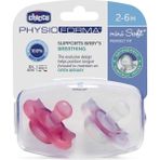Chicco PhysioForma Mini Soft 2'li Emzik 2-6 Ay Kız - 0 - 3 Yaş - Çok Renkli