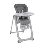 Chicco Polly Magic Fonksiyonel Mama Sandalyesi, 5 Noktalı Emniyet Kemerli, 6 Ay – 15 kg - Dark Gray