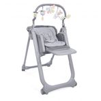 Chicco Polly Magıc Relax 4 Wheels Graphıte Mama Sandalyesi