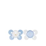 Chicco Pyhsio Comfort 2-6 Ay Silikon 2'li Emzik - Mavi