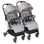 Chicco Trolley Me Lıght Grey İkiz Bebek Arabası